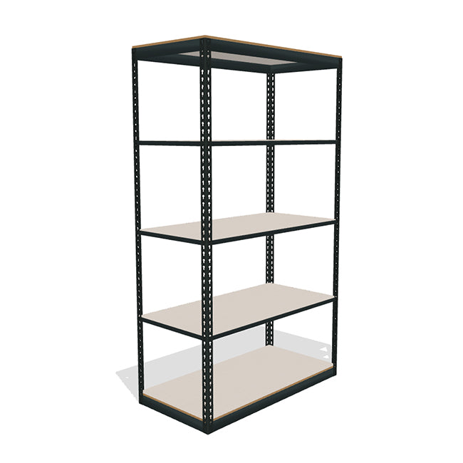 Boltless Shelving: White Melamine 600 lb. Capacity Per Shelf | BuyRack ...