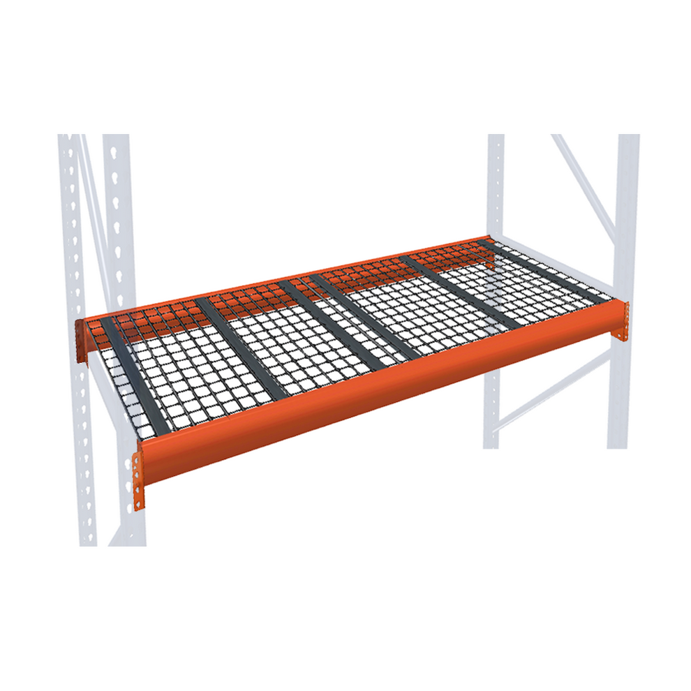 Pallet Rack Extra Level with Wire Mesh Decking | BuyRack.com – Buy Rack