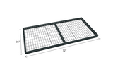 Bulk Shelving Extra Shelf 1500 lb. Capacity - Wire Mesh Decking