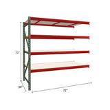 FastRak Add-on Unit with White Laminated Board Decking