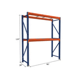 Pallet Rack Starter Unit with Pallet Supports