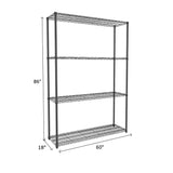 NSF Certified Black Wire Shelving Starter Unit