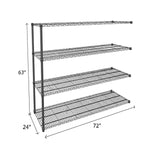 NSF Certified Black Wire Shelving Add-On Unit