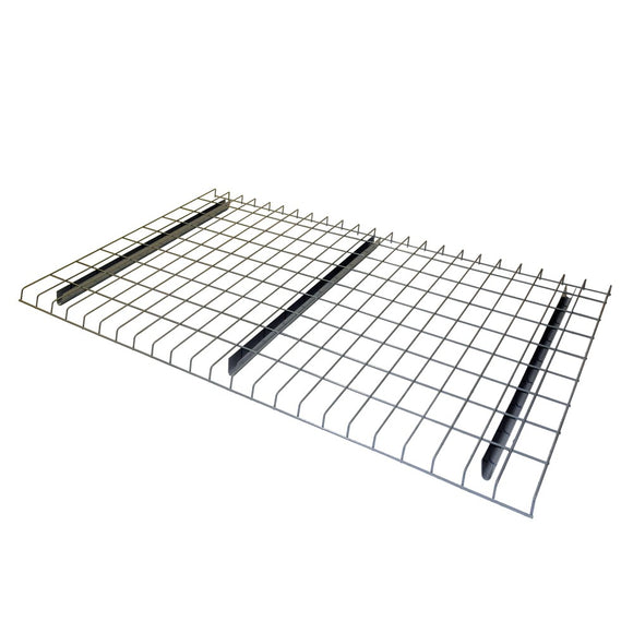 mesh grid decking for use with pallet rack